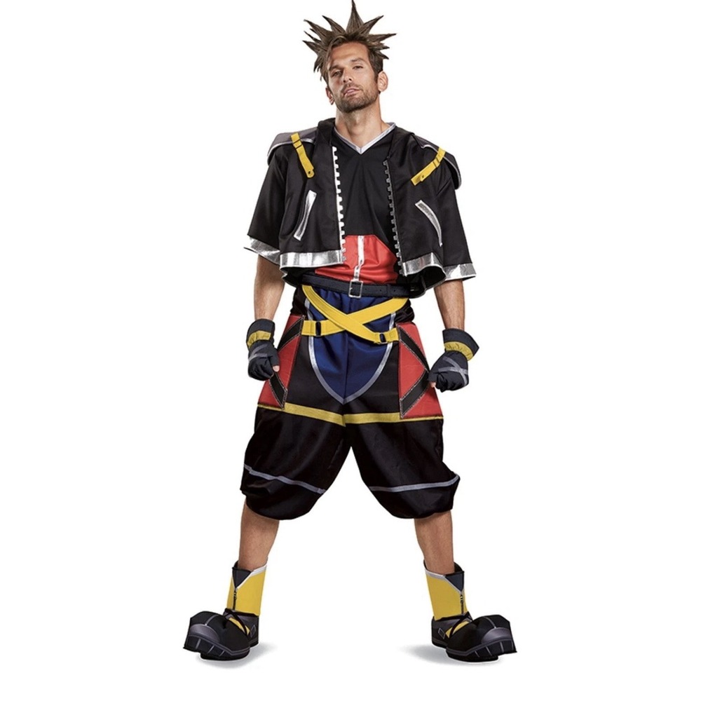 Kingdom Hearts Sora Deluxe Men's Costume X-Large 42-46 H-3